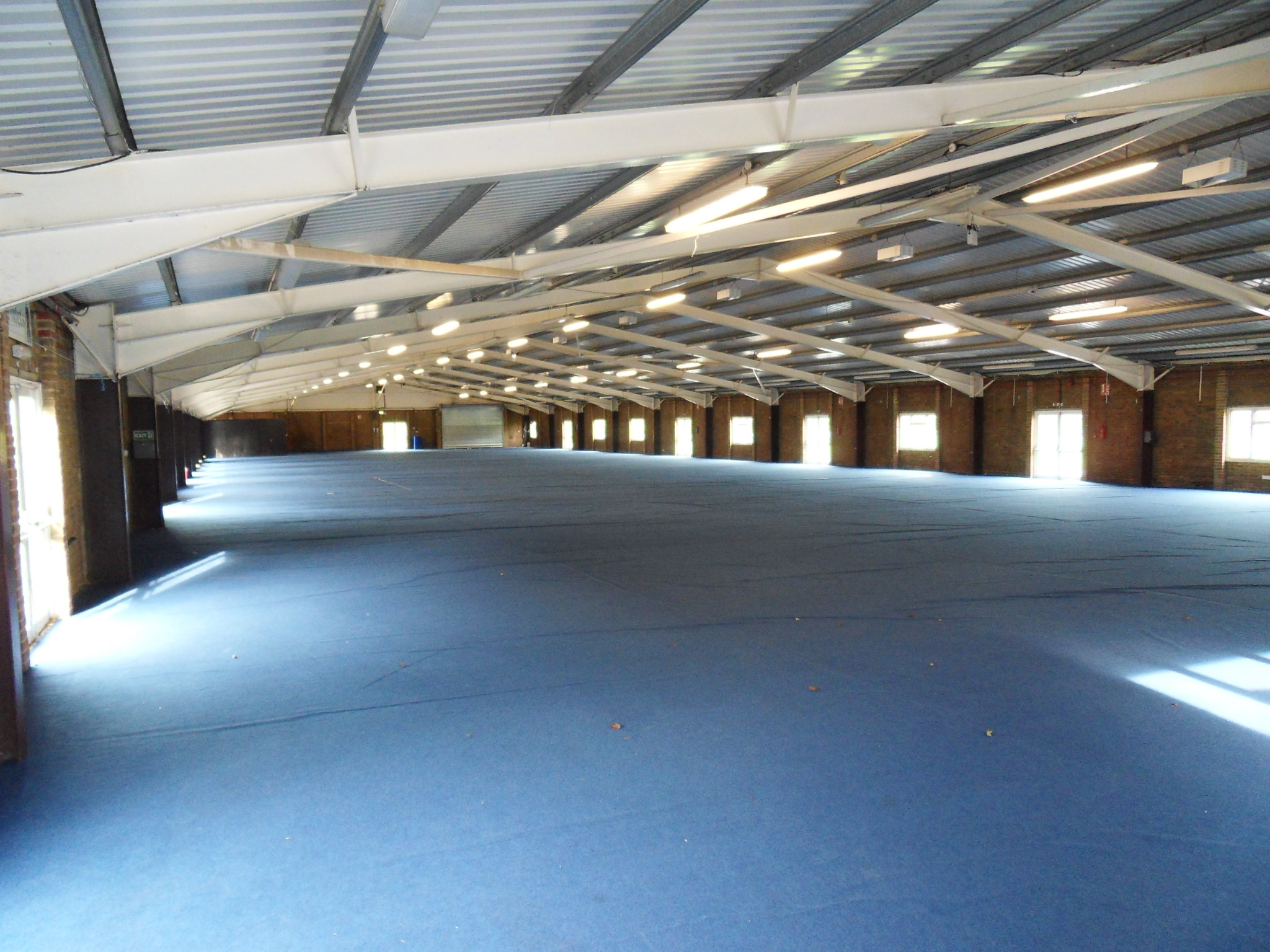Exhibition space transformed into a party venue before