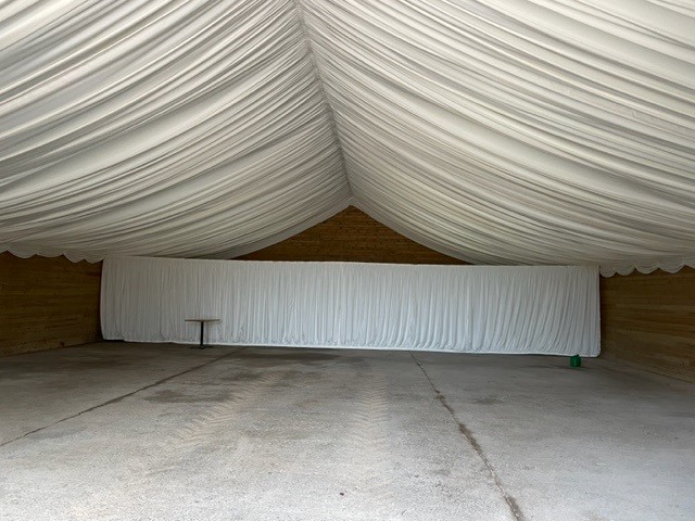Transforming a barn into a wedding venue after