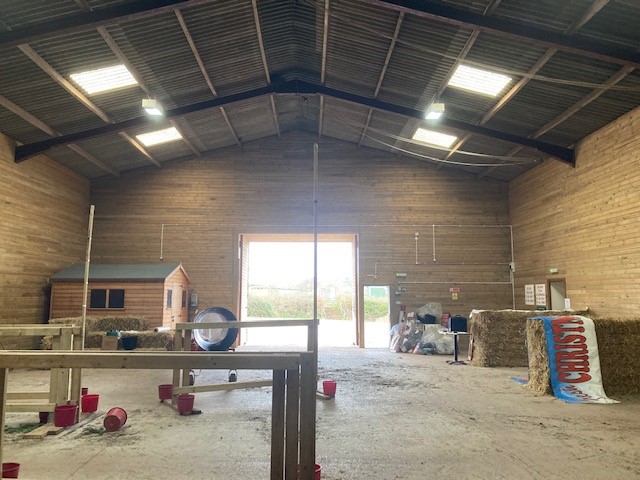 Transforming a barn into a wedding venue before